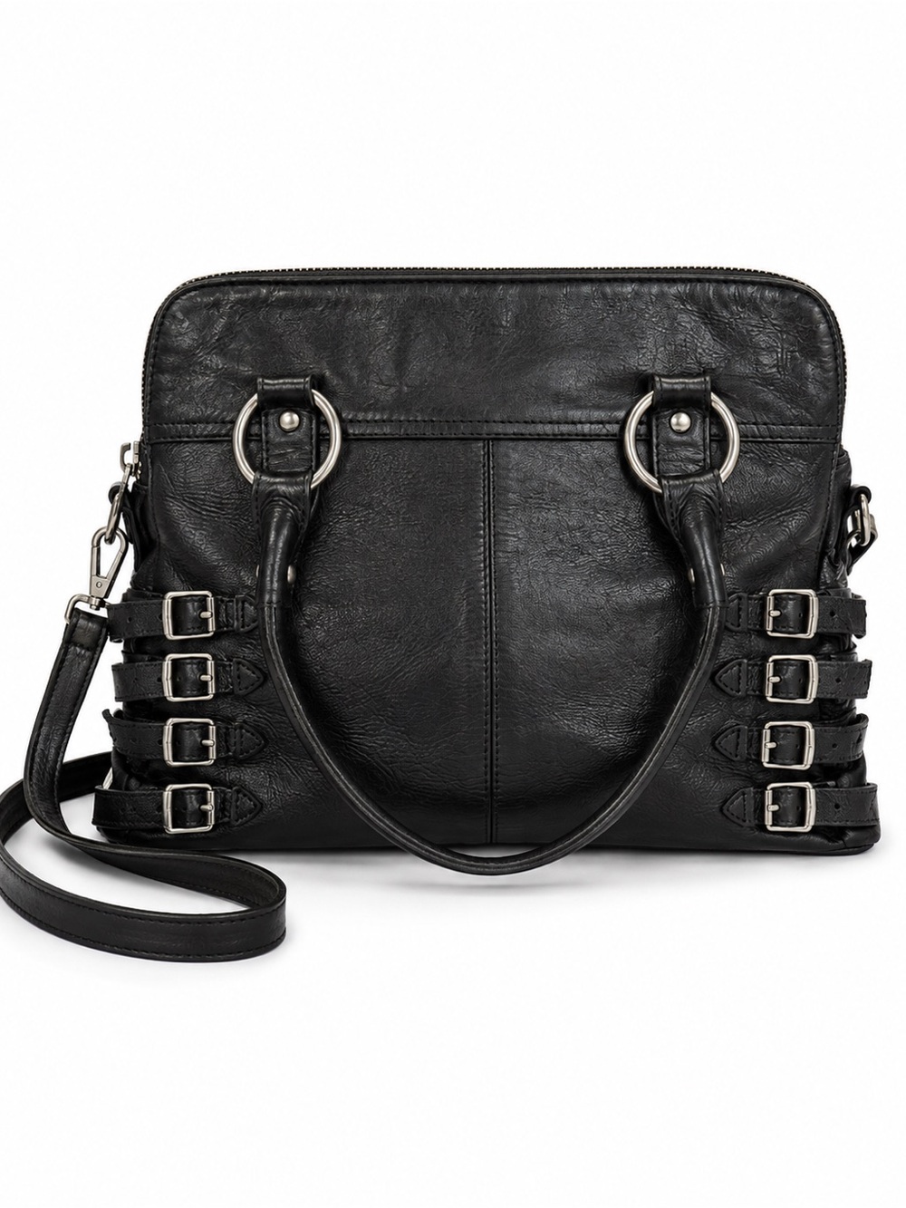 Frye Selena Zip Leather Satchel